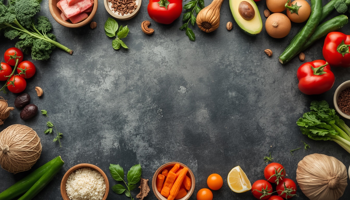 Energglowstrain balansert ukemeny med ferske ingredienser